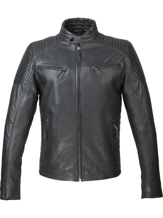 Leather jacket SETTE COOPER Black