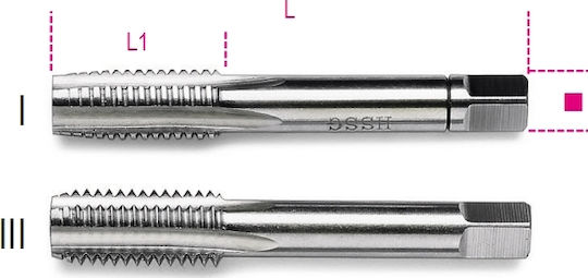 Beta 004340018 Κολαούζο HSS 14x1.0mm