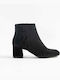 New Matic Suede Women's Ankle Boots Black