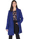 Ramal Women's Purple Coat with Buttons