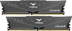 TeamGroup T-Force Vulcan Z 16GB DDR4 RAM cu 2 module (2x8GB) și Viteză 3200 pentru Desktop