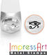 Impress Art Ζουμπάς Ανάγλυφος με Στάμπα Eye Horus 6мм 6мм SC1518-F-6мм