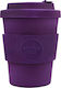 Ecoffee Cup Sapere Aude Bamboo Cup with Lid Purple 340ml