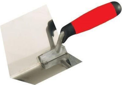 L' Outil Parfait Eckspatel Metallisch 120x100mm mit Kunststoffgriff Externe Ecke 2105000