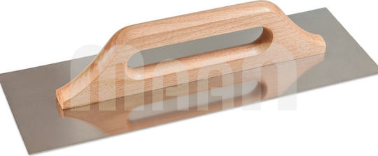Maan Tile Spatula Inox 480x130mm with Wooden Handle 3050