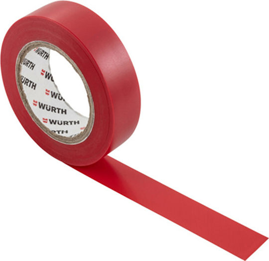 Wurth Bandă de izolație 15mm x 10m Roșu