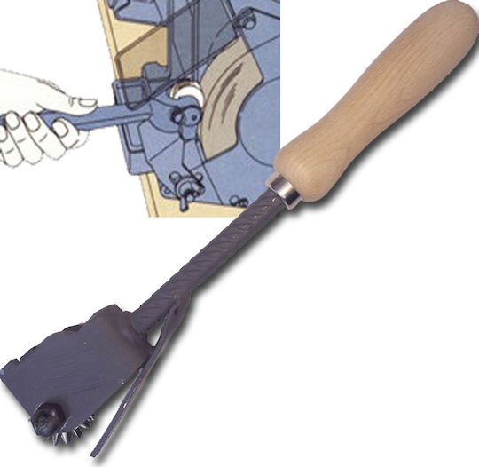 Vtools Vtools Εργαλείο Διαμόρφωσης Δίσκου Γερμανίας 33mm VT25090 Εργαλείο Χειρός με Ξύλινη Λαβή