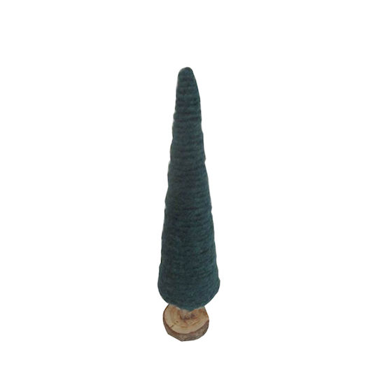 Weihnachtsdekoration Baum Kegel 40cm Blau Coni