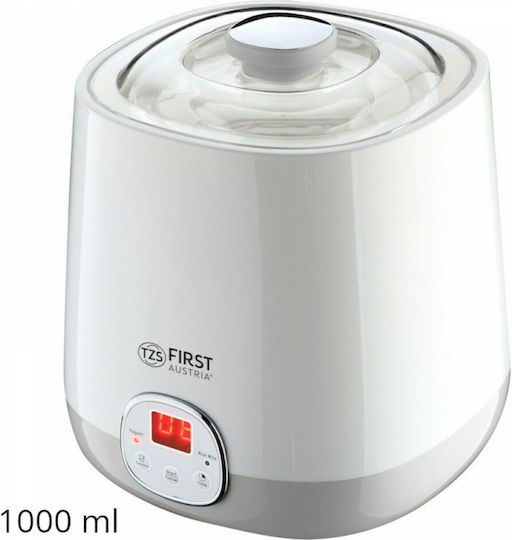 First Austria Yogurt Maker with Container and Digital Display 1lt White 20W