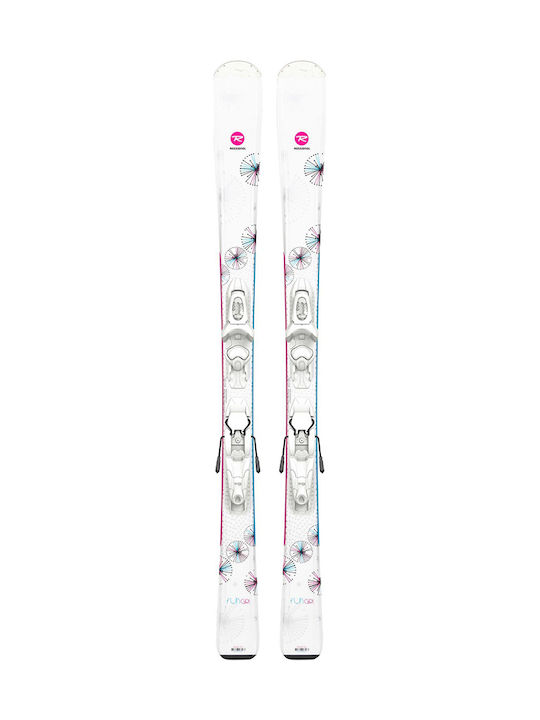 Rossignol Fun Girl Kid X 4 B76 Ski Schuhe in Weiß Farbe mit Bindungen Rossignol Fun Girl Kid X 4 B76 Ski Schuhe in Weiß Farbe mit Bindungen