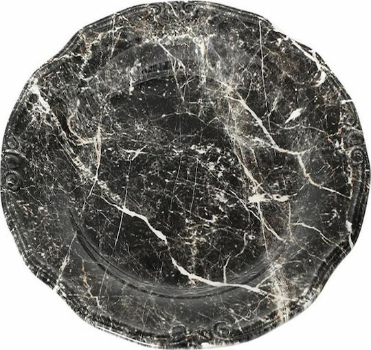 Espiel Marble Πιάτο Ρηχό Κεραμικό Μαύρο με Διάμετρο 27cm Espiel Marble Πιάτο Ρηχό Κεραμικό Μαύρο με Διάμετρο 27cm