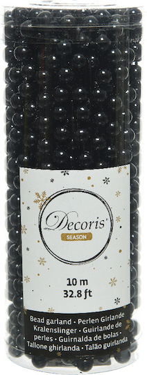 Kaemingk Christmas Decorative Black Garland 1000cm Christmas Garland Black 1000cm 1pc