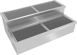 Biokan CGD2 Spit Grill Coal with Dimensions 60x80x44cm