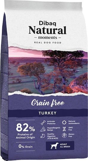Dibaq Adult Turkey & Potato 12kg Ξηρά Τροφή χωρίς Σιτηρά για Ενήλικους Σκύλους με Γαλοπούλα και Πατάτες