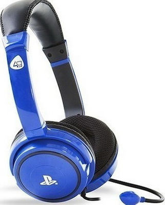 4Gamers PRO4-40 Over Ear Gaming Headset with Connection 3.5mm Blue