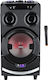 Akai Σύστημα Karaoke με Ασύρματα Μικρόφωνα ABTS-112 σε Μαύρο Χρώμα