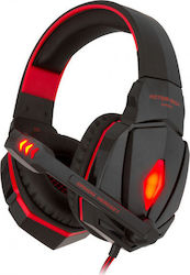 Kotion Each G4000 Über Ohr Gaming-Headset mit Verbindung 3,5mm / USB Rot