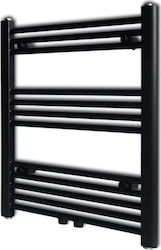 vidaXL Straight 141906 Towel Rail Bathroom 600x764 318kcal/h Black