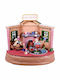 SP Souliotis Santa Claus Christmas Illuminated Decorative House with Music and Motion 20x23x16.5cm