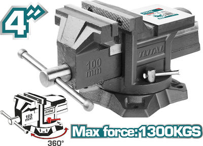 Total Μέγγενη Πάγκου Περιστρεφόμενη 100mm THT6146