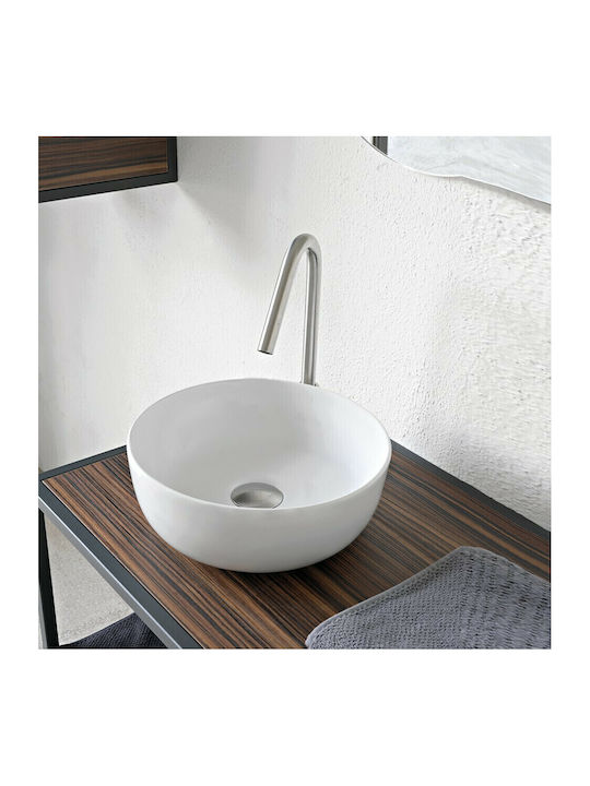 Scarabeo Glam Countertop Sink Porcelain 33x33x1...