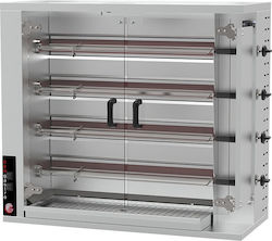 GGMgastro GHGK420 Pui Rottisserie Grill Gaz lichid 18.8kW cu Dimensiuni 47.2x115x98.1cm