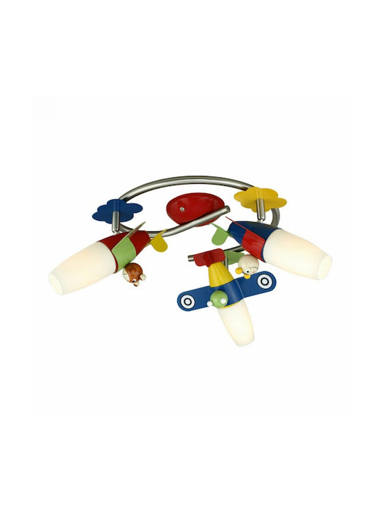 Eglo Kids Chandelier Mount Ceiling Light Siro Multicolour