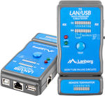 Lanberg Network Cable Tester RJ11 / RJ45 / USB NT-0403