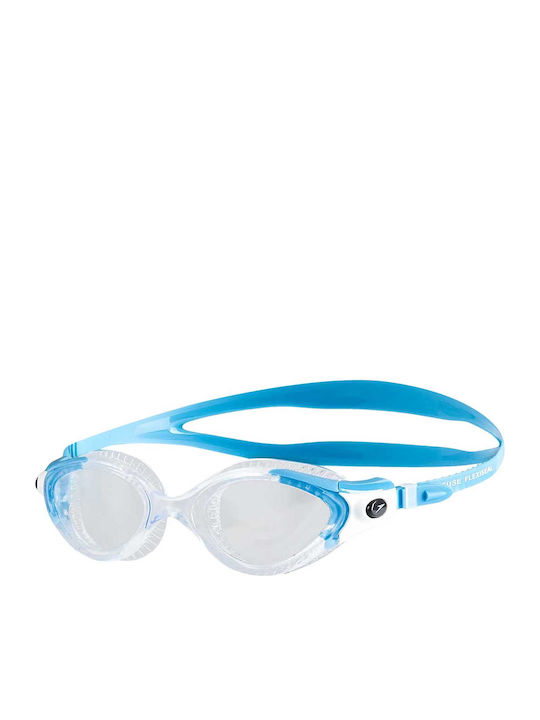 Speedo Futura Biofuse Flexiseal Schwimmbrillen Erwachsene mit Antibeschlaglinsen Blau