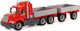 Polesie Mike, Ramp Truck With Trailer LKW für 3++ Jahre 55538