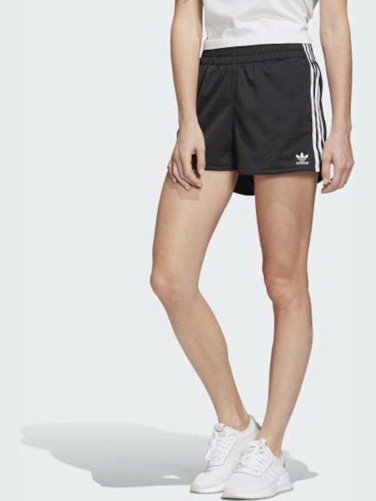 Adidas 3-Stripes Αθλητικό Γυναικείο Σορτς Μαύρο