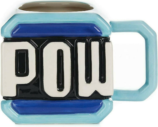 Paladone Super Mario - Pow Block Κούπα Κεραμική Μπλε 330ml