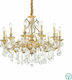 Ideal Lux Gioconda SP12 Candelabru 12xE14 cu Lumânări Auriu 164960