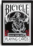 Bicycle Black Tiger by Ellusionist Ediție de colecție Pachet de cărți Plastifiată Neagră