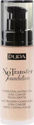 Pupa No Transfer Foundation Mov/alb SPF15 30ml