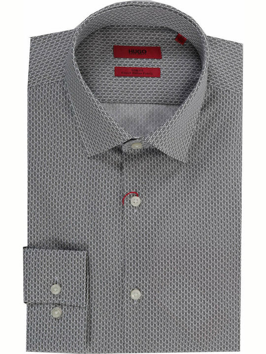 Hugo Boss Men's Shirt Long Sleeve Cotton Multicolour 50420261-199