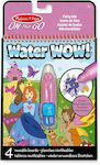 Melissa & Doug Pictură Water Wow! Fairytale - On the Go Travel Activity pentru Copii 3++ Ani