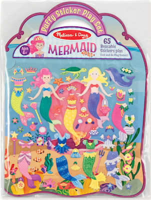 Melissa & Doug Άλμπουμ Αυτοκόλλητων Puffy Sticker Play Set: Mermaid για Παιδιά 4+ Ετών