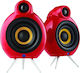 Scandyna Podspeakers MicroPod Bluetooth MKII (Pair) Bluetooth Speaker 10W with Battery Life up to 8 hours Red