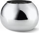 Philippi Vază Decorativă Metalică Bella Argintie Φ21xΥ15cm