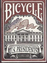 Bicycle U.S Presidents Collectable Red Playing Cards