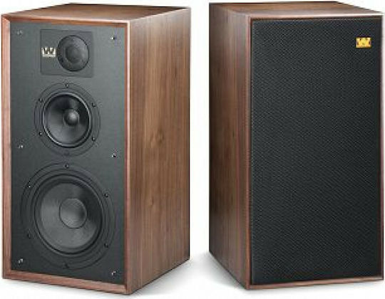 Wharfedale Linton S019.31657 Pair of Hi-Fi Speakers Floor 200W 3 No of Drivers W30xD36xH56.5cm. Walnut