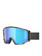 Uvex Athletic CV Ski & Snowboard Goggles Kids Black with Lens in Blue Color