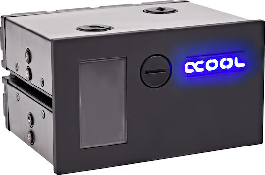 Alphacool Alphacool Tavă De Gheață - Single Laing D5 - Stație Duală 5.25 Bay Neagră
