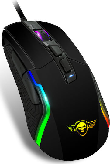 Spirit of Gamer Pro M7 & Mouse Pad RGB Gaming Ποντίκι 4800 DPI Μαύρο