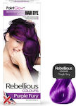 Paintglow Rebellious Semi Permanent Hair Dye Purple Fury 70ml