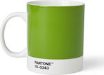 Pantone Lifestyle Κούπα από Πορσελάνη Πράσινη 375ml