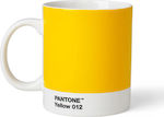 Pantone Lifestyle Κούπα από Πορσελάνη Κίτρινη 375ml
