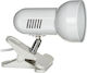 Active Jet AJE-CLIP White Schreibtischlampe für Fassung E27 und Clip in Weiß Farbe AJE-CLIP LAMP WHITE