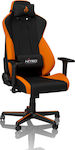 Nitro Concepts S300 Fabric Gaming Chair with Adjustable Arms Orange